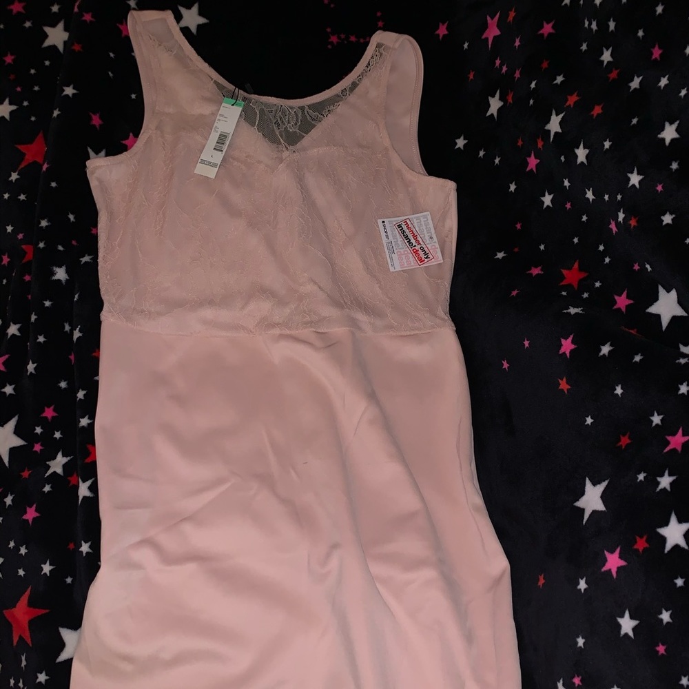 Metaphor lace light pink dress